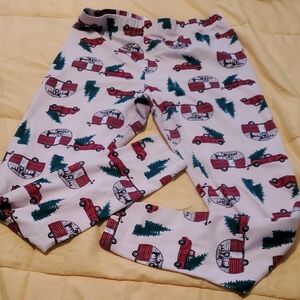 No Boundaries Red and Green Camper Print Leggings